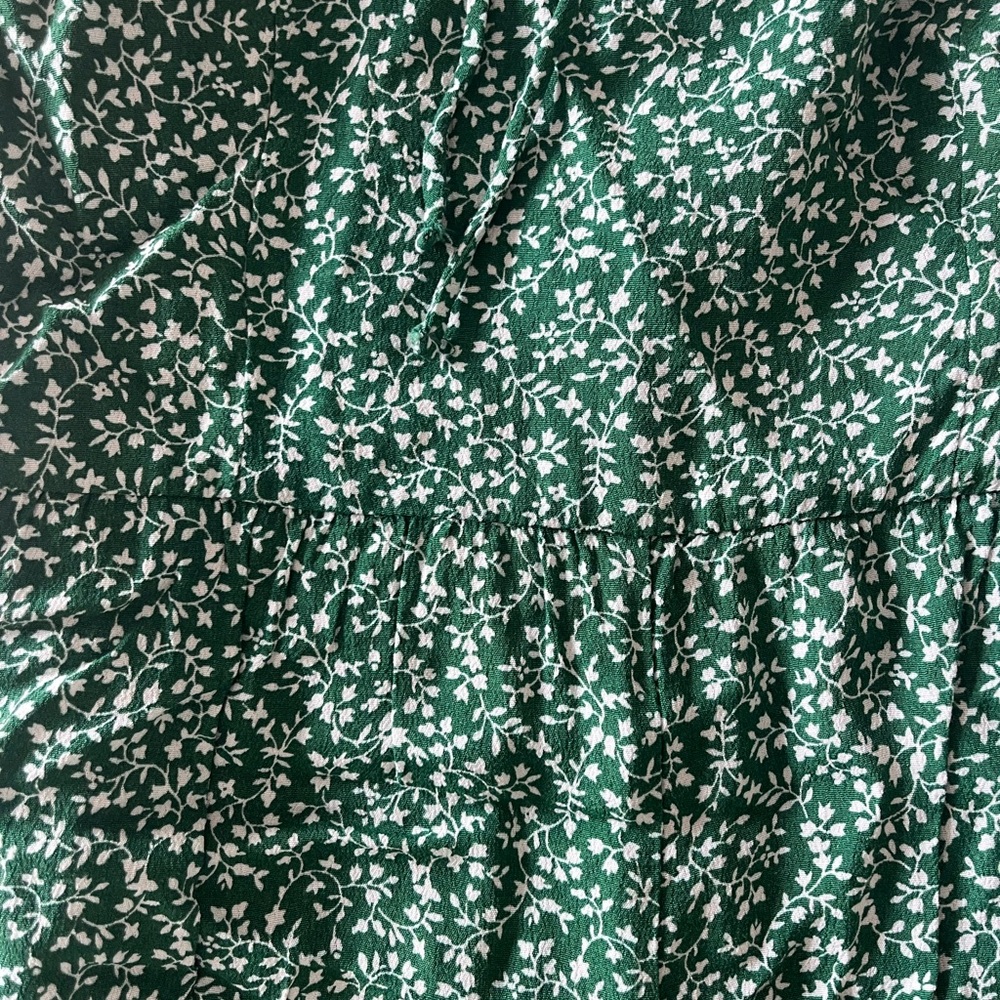 Anthropologie First Monday Green Floral Jumpsuit - Picture 7 of 14